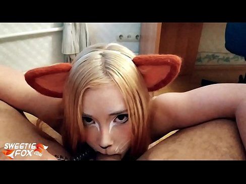 ❤️ Китсуне го проголта курот и сврши во устата Дурли на mk.pornpictureshq.ru